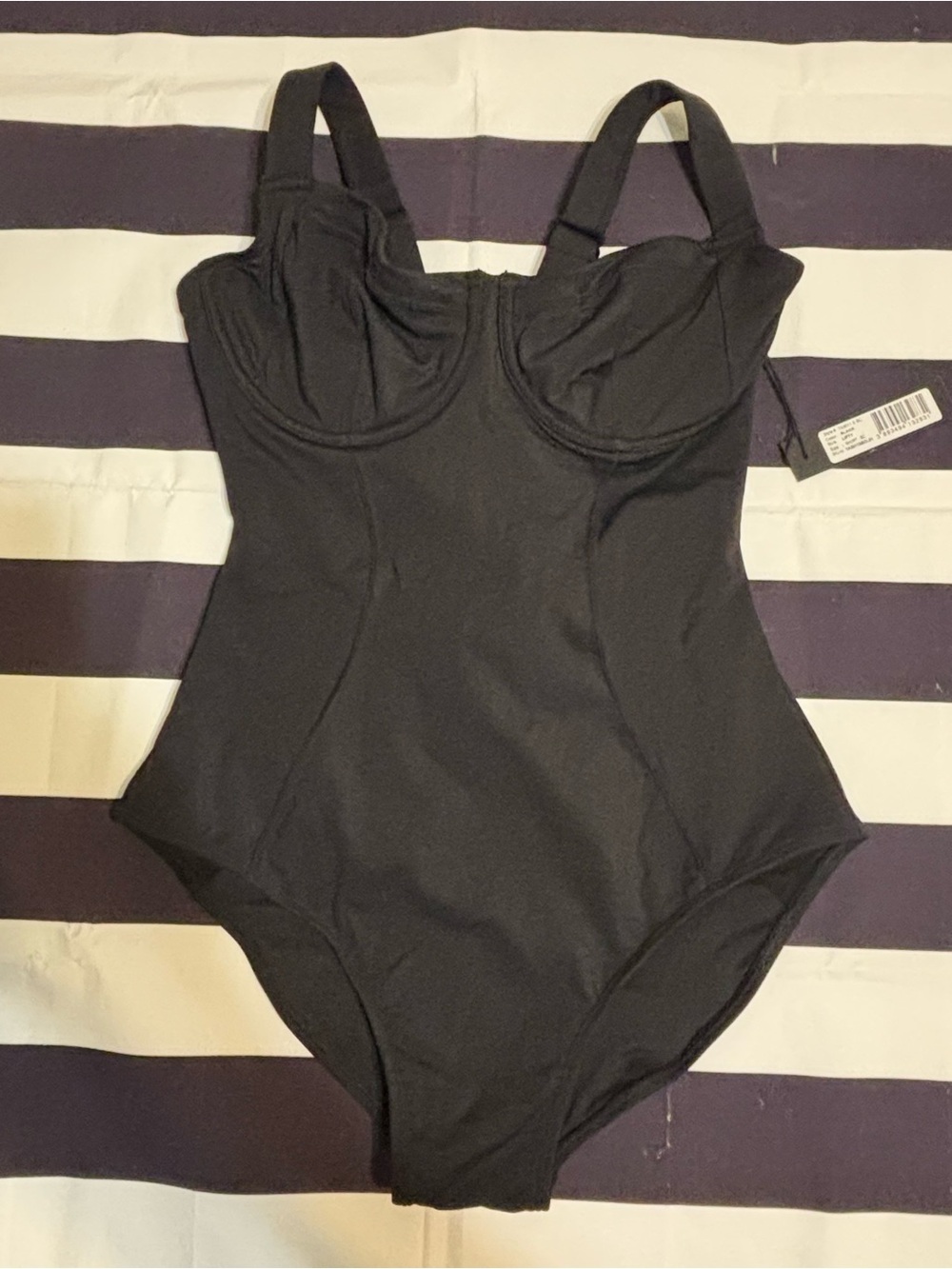 BNWT TA3 Lifty Shape Wear One Piece Swimsuit Large Short B/C